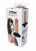 Majtki strap-on uprząż penis dildo wibrator 16cm